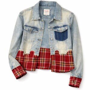 LEE COOPER Denim Flannel Jacket Small
